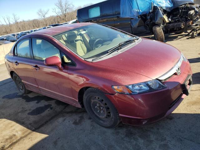 2HGFA165X8H518965 - 2008 HONDA CIVIC LX MAROON photo 4