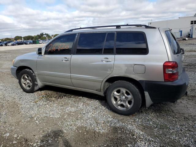 JTEDD21A960135281 - 2006 TOYOTA HIGHLANDER SILVER photo 2