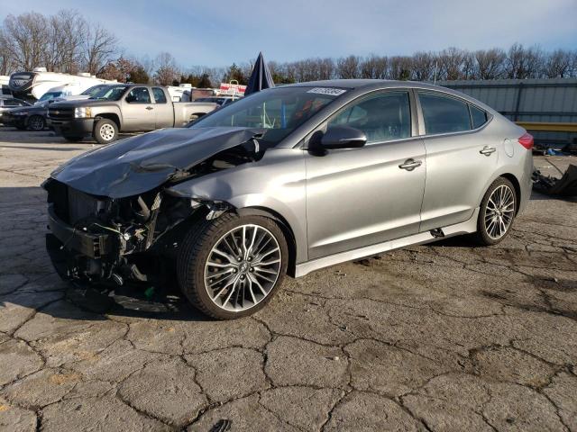 KMHD04LB4HU366193 - 2017 HYUNDAI ELANTRA SPORT GRAY photo 1