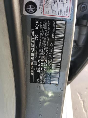 WDDHF5KB2EA914688 - 2014 MERCEDES-BENZ E 350 SILVER photo 12