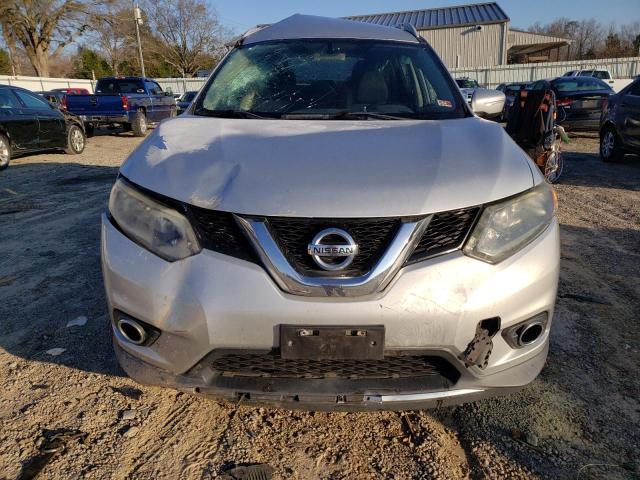 5N1AT2MK3EC763098 - 2014 NISSAN ROGUE S SILVER photo 5