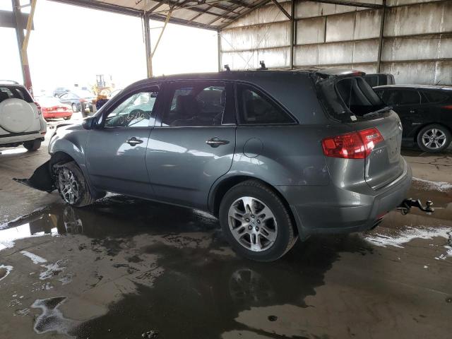 2HNYD28457H544990 - 2007 ACURA MDX TECHNOLOGY CHARCOAL photo 2