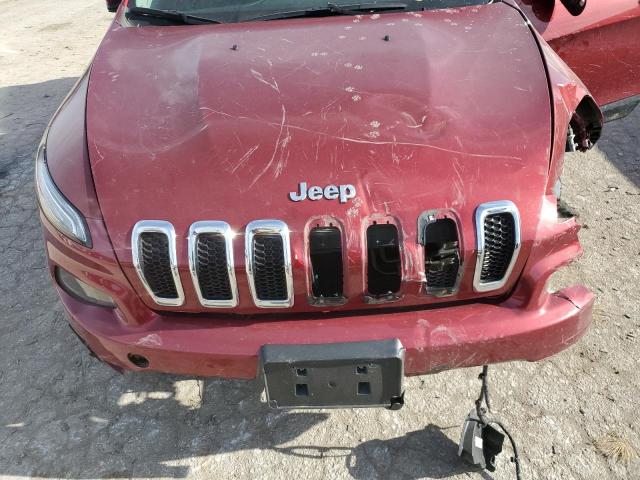 1C4PJLCB9HW508664 - 2017 JEEP CHEROKEE LATITUDE 勃艮第红 照片 12