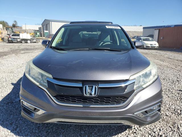 5J6RM3H5XFL008752 - 2015 HONDA CR-V EX GRAY photo 5