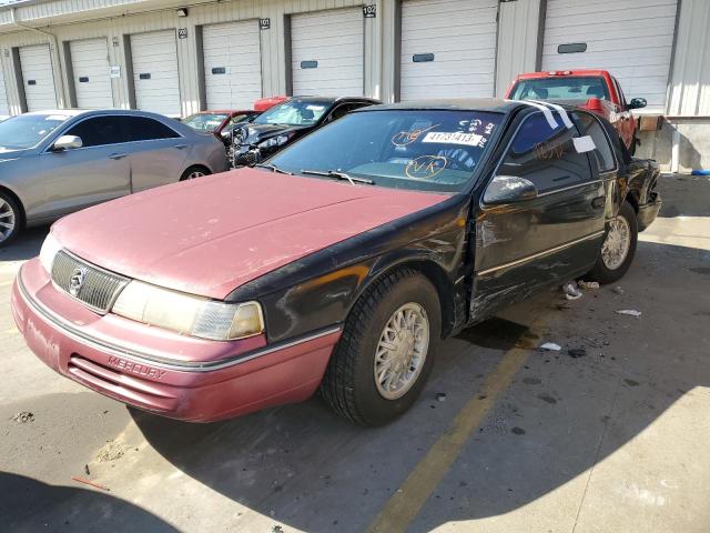 1MEPM6240PH674178 - 1993 MERCURY COUGAR XR7 BLACK photo 1