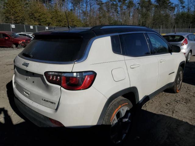 3C4NJDCB6JT190575 - 2018 JEEP COMPASS LIMITED WHITE photo 3