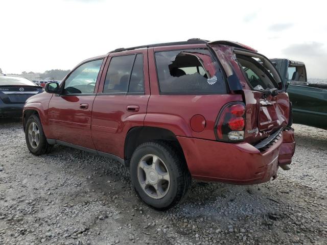 1GNDS13S982210909 - 2008 CHEVROLET TRAILBLAZE LS BURGUNDY photo 2