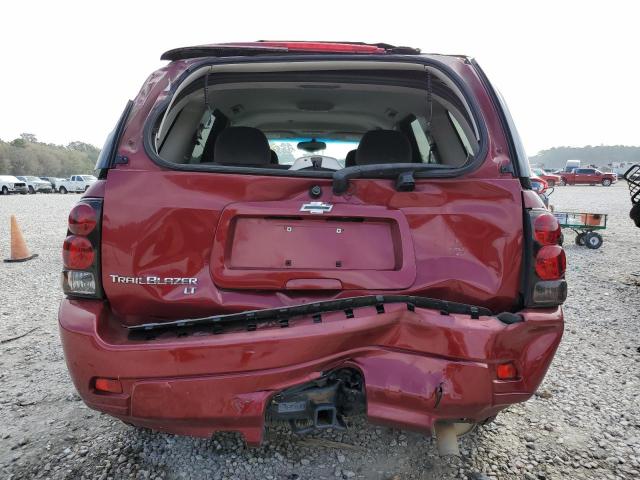 1GNDS13S982210909 - 2008 CHEVROLET TRAILBLAZE LS BURGUNDY photo 6