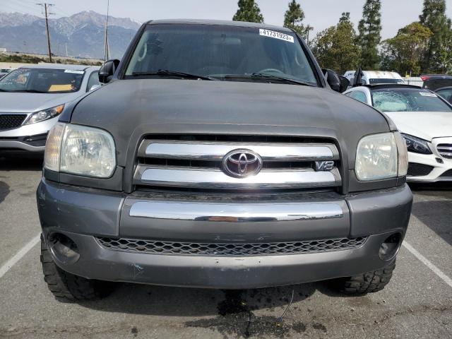 5TBET34156S498812 - 2006 TOYOTA TUNDRA DOUBLE CAB SR5 CHARCOAL photo 5