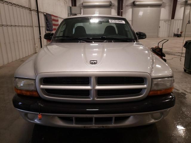 1B7GL32X22S532360 - 2002 DODGE DAKOTA SPORT SILVER photo 5