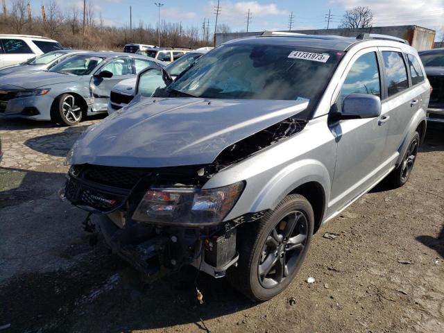 3C4PDCGB6LT225719 - 2020 DODGE JOURNEY CROSSROAD SILVER photo 1