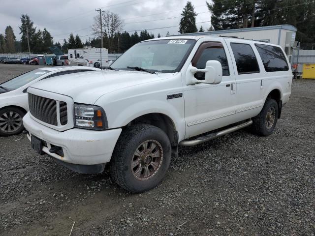 1FMNU41SXYEB60804 - 2000 FORD EXCURSION XLT WHITE photo 1