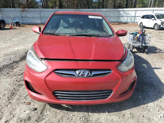 KMHCU5AE2CU044650 - 2012 HYUNDAI ACCENT GLS RED photo 5