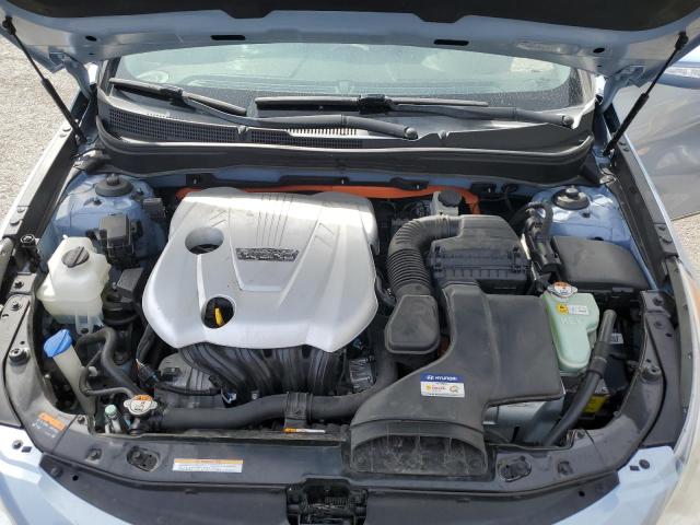 KMHEC4A43DA076331 - 2013 HYUNDAI SONATA HYBRID BLUE photo 11