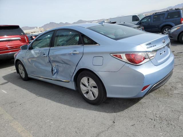 KMHEC4A43DA076331 - 2013 HYUNDAI SONATA HYBRID BLUE photo 2