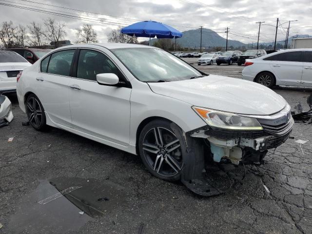 1HGCR2F55HA305809 - 2017 HONDA ACCORD SPORT WHITE photo 4