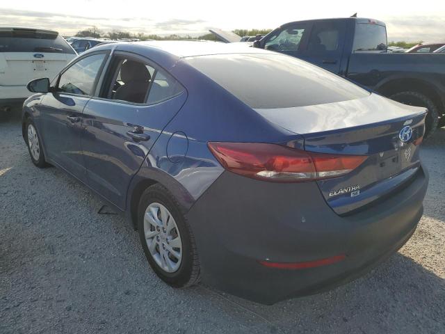 5NPD74LF0JH349801 - 2018 HYUNDAI ELANTRA SE BLUE photo 3