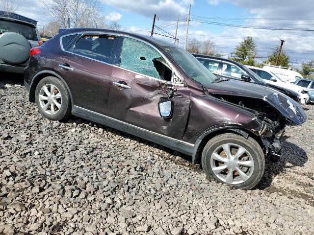 JNKAJ09F48M354731 - 2008 INFINITI EX35 BASE Բորդո լուսանկար 4