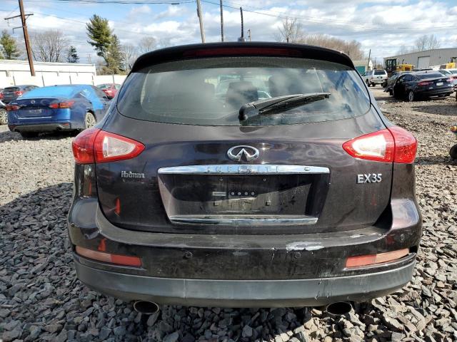 JNKAJ09F48M354731 - 2008 INFINITI EX35 BASE Բորդո լուսանկար 6