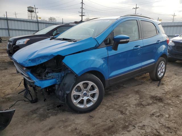 MAJ3P1TE0JC217527 - 2018 FORD ECOSPORT SE BLUE photo 1