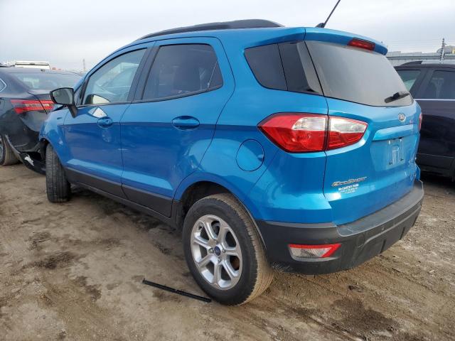 MAJ3P1TE0JC217527 - 2018 FORD ECOSPORT SE BLUE photo 2