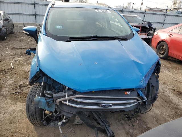 MAJ3P1TE0JC217527 - 2018 FORD ECOSPORT SE BLUE photo 5