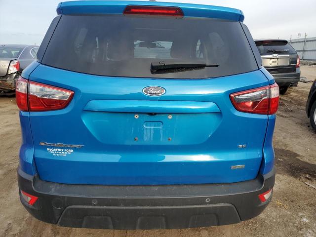 MAJ3P1TE0JC217527 - 2018 FORD ECOSPORT SE BLUE photo 6