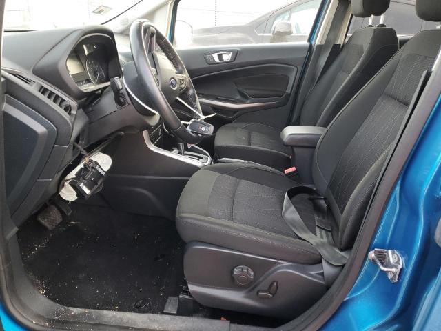 MAJ3P1TE0JC217527 - 2018 FORD ECOSPORT SE BLUE photo 7