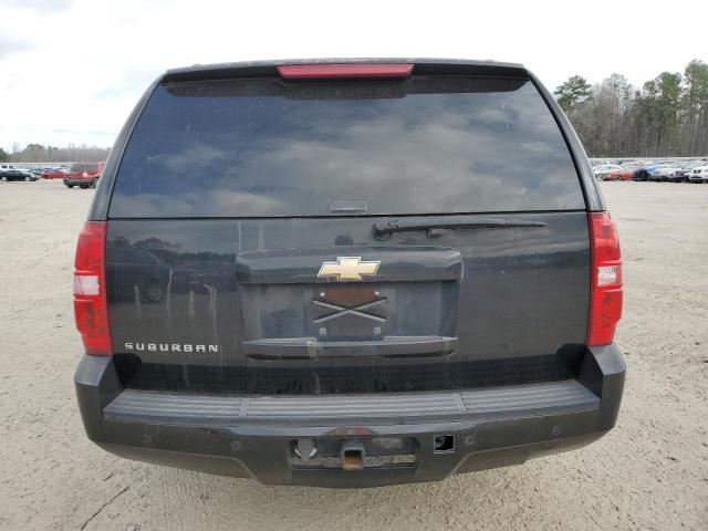 3GNFC16077G108093 - 2007 CHEVROLET SUBURBAN C1500 BLACK photo 6