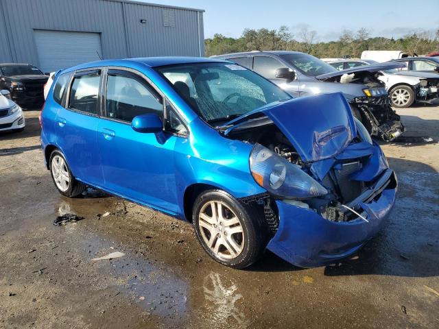 JHMGD38618S059702 - 2008 HONDA FIT SPORT BLUE photo 4