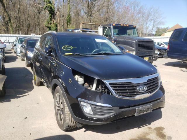 KNDPCCA21B7081379 - 2011 KIA SPORTAGE EX BLACK photo 1