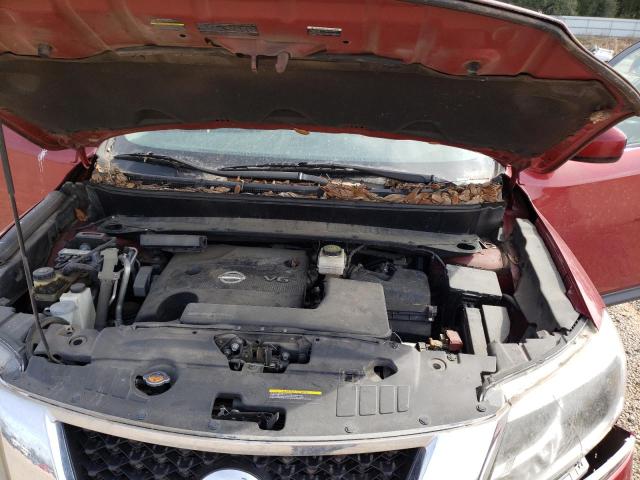 5N1AR2MN1EC643714 - 2014 NISSAN PATHFINDER S 红色 照片 12