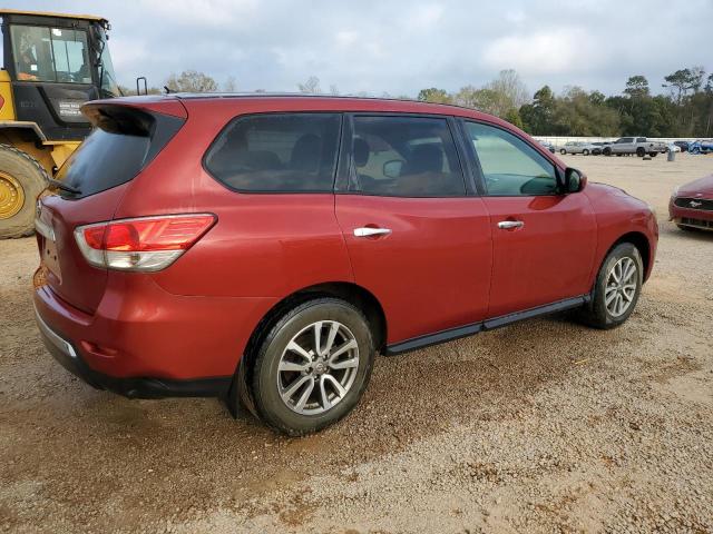 5N1AR2MN1EC643714 - 2014 NISSAN PATHFINDER S RED photo 3