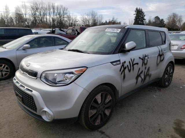 KNDJX3A56F7770330 - 2015 KIA SOUL ! SILVER photo 1