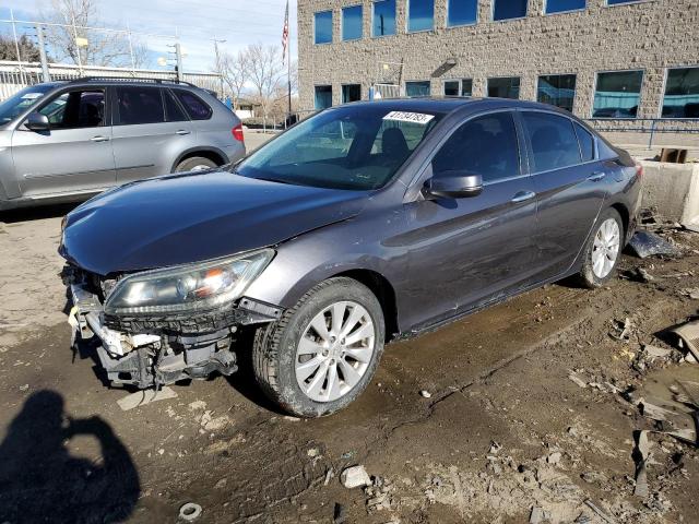 1HGCR2F83DA278002 - 2013 HONDA ACCORD EXL CHARCOAL photo 1