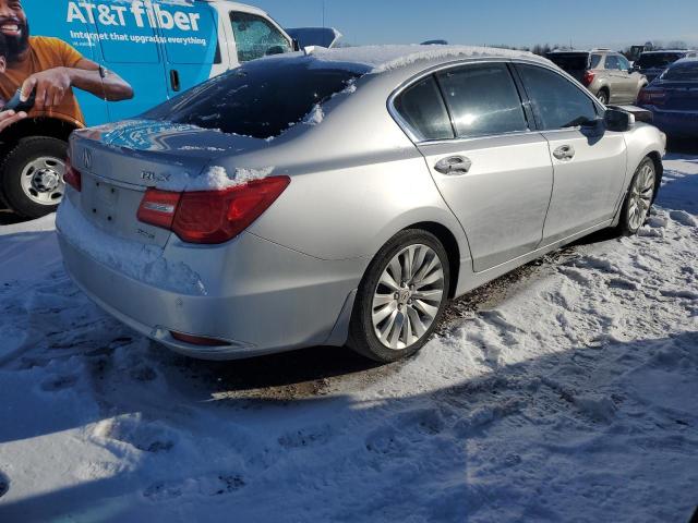 JH4KC1F98EC003695 - 2014 ACURA RLX ADVANCE ვერცხლისფერი ფოტო 3