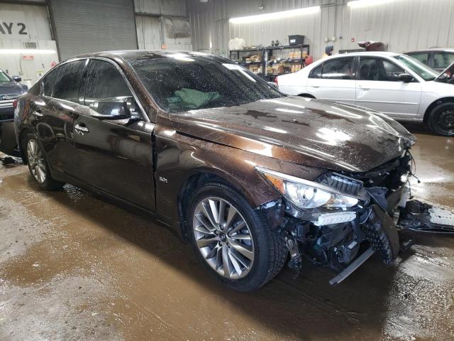 JN1EV7AR0JM430427 - 2018 INFINITI Q50 LUXE BROWN photo 4