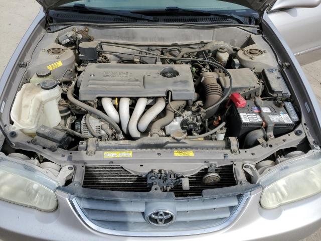 1NXBR12E02Z613689 - 2002 TOYOTA COROLLA CE SILVER photo 11