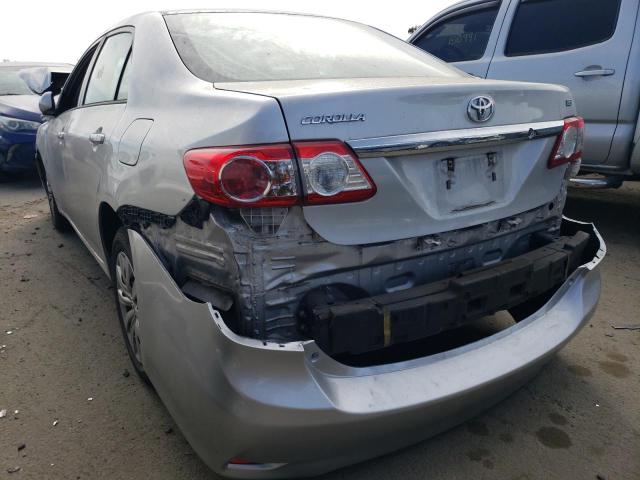 5YFBU4EE2CP053088 - 2012 TOYOTA COROLLA BASE SILVER photo 2