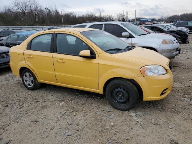 KL1TD5DE5AB113380 - 2010 CHEVROLET AVEO LS 黄色 照片 4