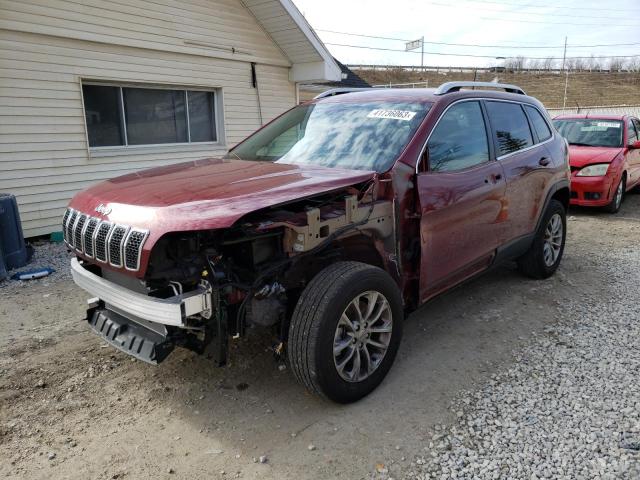 1C4PJMLX7LD642286 - 2020 JEEP CHEROKEE LATITUDE PLUS BURGUNDY photo 1