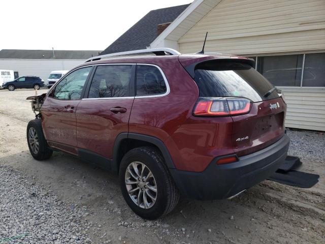 1C4PJMLX7LD642286 - 2020 JEEP CHEROKEE LATITUDE PLUS BURGUNDY photo 2