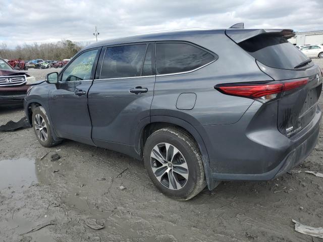 5TDGZRBH8LS009980 - 2020 TOYOTA HIGHLANDER XLE GRAY photo 2