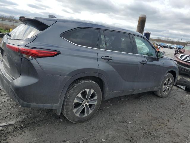 5TDGZRBH8LS009980 - 2020 TOYOTA HIGHLANDER XLE GRAY photo 3