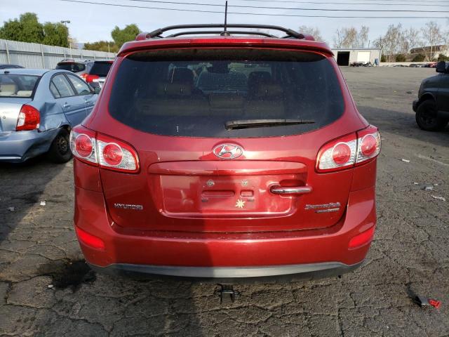 5XYZKDAG4BG039160 - 2011 HYUNDAI SANTA FE LIMITED BURGUNDY photo 6