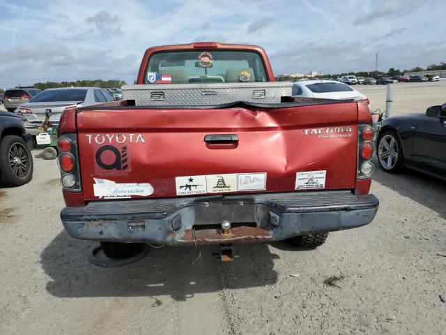 5TENM92N54Z388467 - 2004 TOYOTA TACOMA PRERUNNER RED photo 6