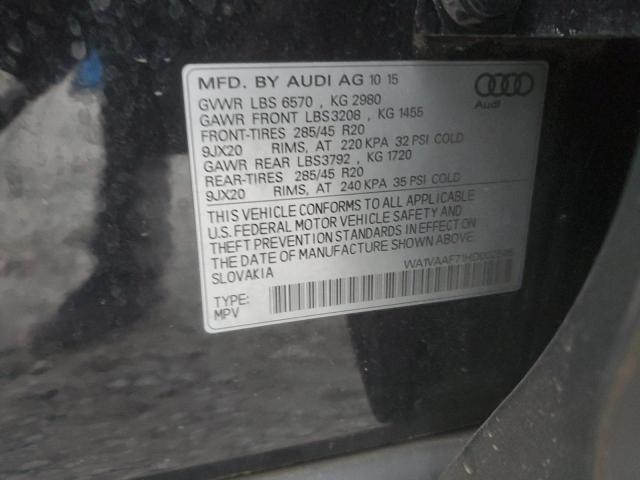 WA1VAAF71HD002545 - 2017 AUDI Q7 PRESTIGE 黑色 照片 13