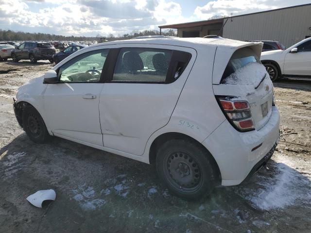 1G1JG6SGXH4170103 - 2017 CHEVROLET SONIC WHITE photo 2