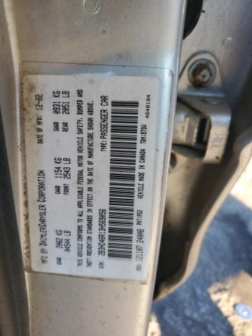 2B3HD46R13H569056 - 2003 DODGE INTREPID SE SILVER photo 12