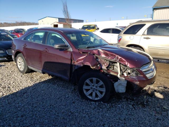 1FAHP2DW9BG167904 - 2011 FORD TAURUS SE BURGUNDY photo 4